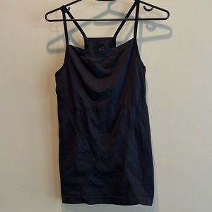 NWOT, Nux, women’s athletic cami, shelf bra, textured pattern